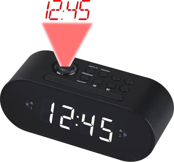 Denver CRP-717 - Clockradio med projektion - Sort