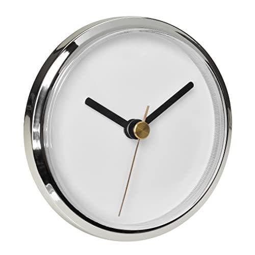 TFA Dostmann 60.3543.02 radiostyret ur 90 mm x 36 mm krom (skinnende) til montering (60.3543.02)