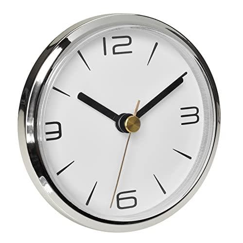 TFA Dostmann 60.3543.02 radiostyret ur 90 mm x 36 mm krom (skinnende) til montering (60.3543.02)