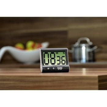 timer nedräkning svart