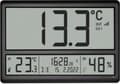 Miniatyrbillede 1 af 4: TFA Dostmann 60.4523.01 - Ur - Digital - XL - Sender - Udetemperatur - Fugtighed - Alarm - Snooze - Sort - Grå