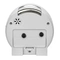 Miniatyrbillede 3 af 4: TFA Dostmann 60.1037.02 quartz vækkeur hvid alarm gange 1 (60.1037.02)