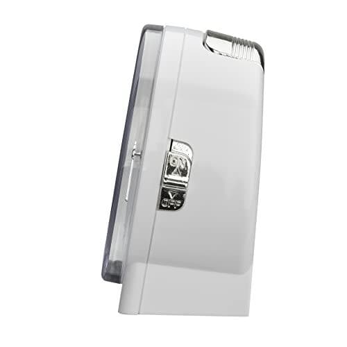TFA Dostmann 60.1037.02 quartz vækkeur hvid alarm gange 1 (60.1037.02)