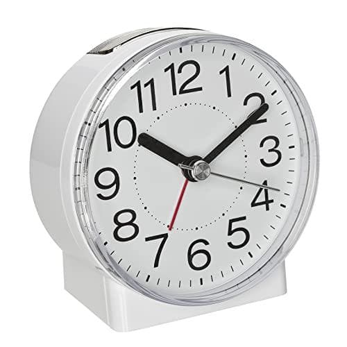TFA Dostmann 60.1037.02 quartz vækkeur hvid alarm gange 1 (60.1037.02)