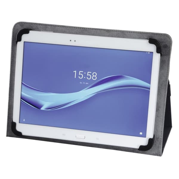 Hama "Xpand" - flip case for tablet - polyurethane - black - slim design - up to 17.8 cm (up to 17.80cm (7"))