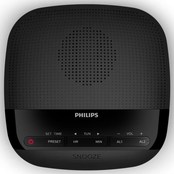 Philips Digital FM-klokkeradio Ti forhåndsinnstillinger To alarmer