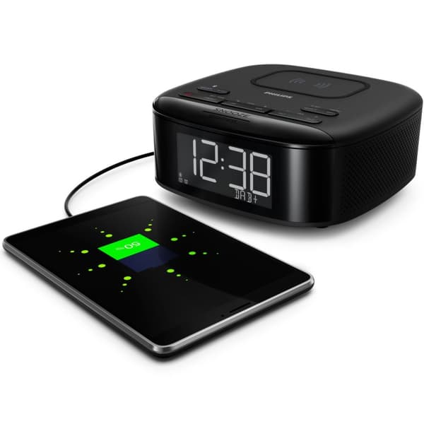 Philips Digital DAB+/FM-klokkeradio med QI-lading