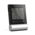 Miniatyrbild 3 av 3: Hama Radiostyrd väckarklocka Black Line Black