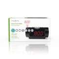 Pikkukuva 6 / 8: Nedis CLAR005BK digitaalinen kelloradio 0,9 tuuman LED-näytöllä Fm Double Alarm Torkku
