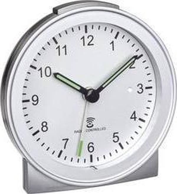60151754 - Radioväckarklocka analog elektronisk silver (60.1517.54)