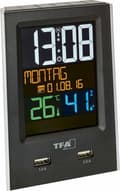 Miniatyrbillede 1 af 4: TFA 60.2537.01 Oplad IT-radiovækkeur (60.2537.01)