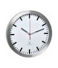 Miniatyrbillede 3 af 8: TFA 60.3528.02 radio vægur 300 mm x 45 mm aluminium krybende bevægelse (lydløs) (60.3528.02)