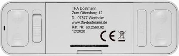 TFA Dostmann 60.2560.02 radiovækkeur hvid alarm gange 1 (60.2560.02)