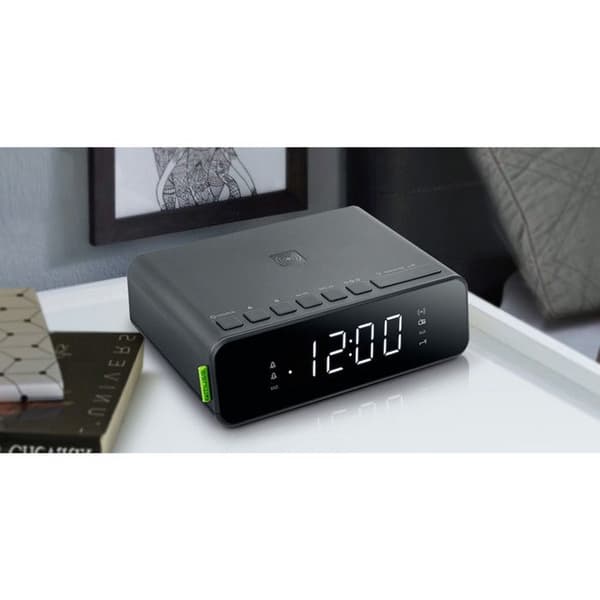 Radio-väckarklocka Muse M-175 WI - MUSE - Väckarklocka - Svart - Vit - Radio - Justerbar belysning av displayen