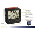 Miniatyrbild 3 av 3: Klockradio - TFA - Bingo - Svart - 81 mm x 81 mm - Progressivt larm