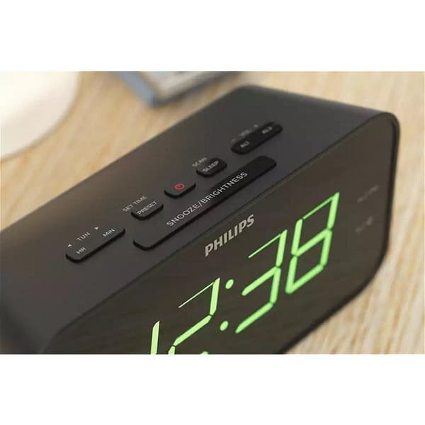 Philips TAR3306/12 Klockradio Svart