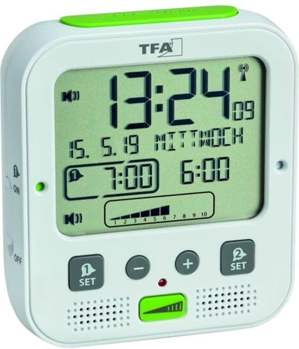TFA 60.2538.02 Boom High Performance Radio Alarm Clock (60.2538.02)