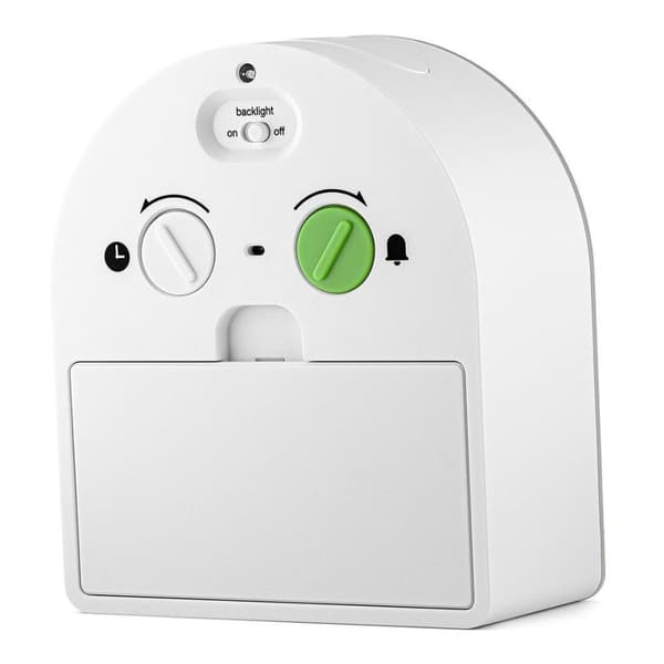 Braun BC22 kvartsiherätyskello valkoinen - keltainen (67592)