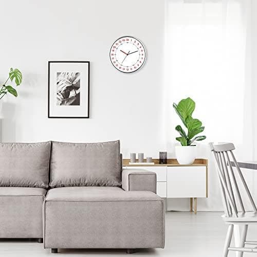 TFA Dostmann 60.3069.02 kvarts väggklocka 304 mm x 48 mm aluminium (60.3069.02)