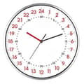 Miniatyrbild 2 av 3: TFA Dostmann 60.3069.02 kvarts väggklocka 304 mm x 48 mm aluminium (60.3069.02)