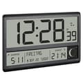 Miniatyrbild 1 av 5: TFA Dostmann 60.4524.01 Radioväggklocka 360 cm x 28 mm x 235 mm Svart stor display (60.4524.01)