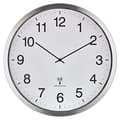 Pikkukuva 1 / 4: TFA Dostmann 60.3548.02 Radio seinäkello 508 mm x 65 mm valkoinen, hopea, suuri näyttö (60.3548.02)