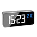 Miniatyrbild 1 av 4: TFA Dostmann 60.2032.54 kvarts väckarklocka silver alarm gånger 2 (60.2032.54)