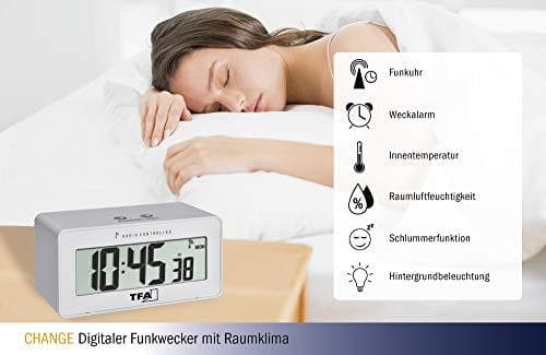 TFA 60.2544.02 klockradio (60.2544.02)