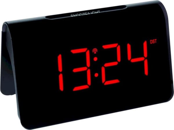 TFA Dostmann 60.2543.05 Radiovækkeur Sort Alarmtider: 1