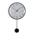 Miniatyrbilde 1 av 3: Veggklokke Versa Pendler Metall Krystall Tre MDF 4,5 x 56 x 29 cm
