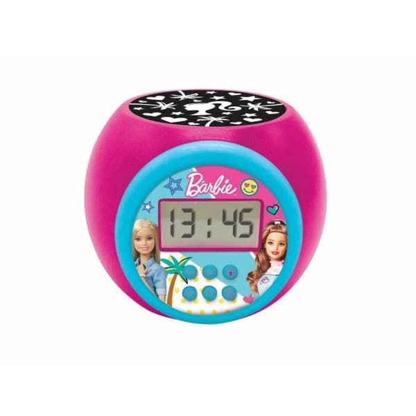 Barbie projektor väckarklocka med timer