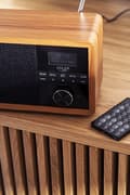 Miniatyrbillede 7 af 10: Adler AD 1184 radio bærbar digital sort, træ