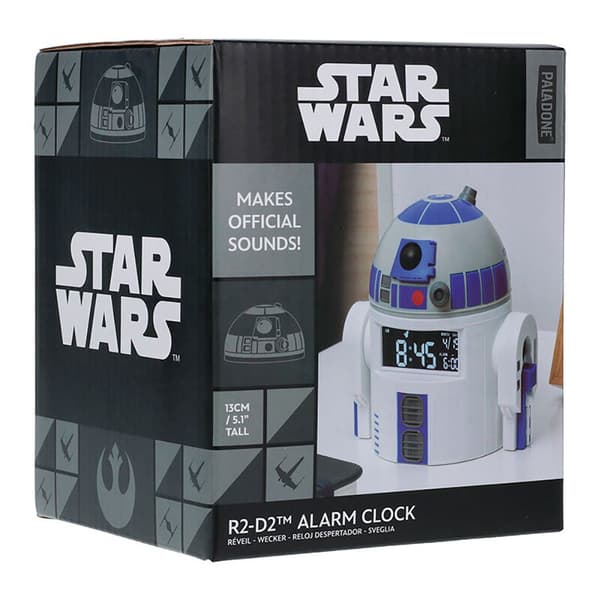 Paladone Star Wars Vækkeur R2-d2 Transparent