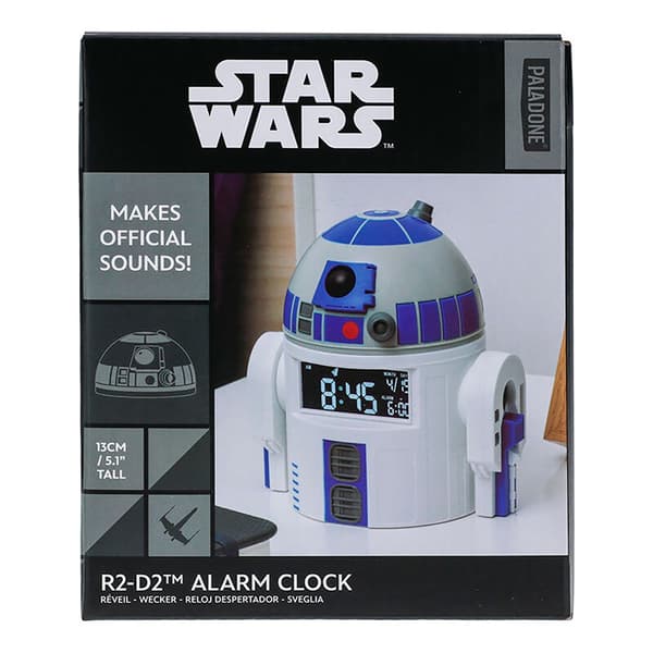 Paladone Star Wars Vækkeur R2-d2 Transparent