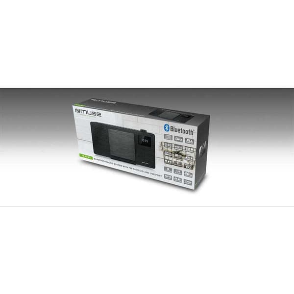 Muse Clockradio M60 Bt Sort