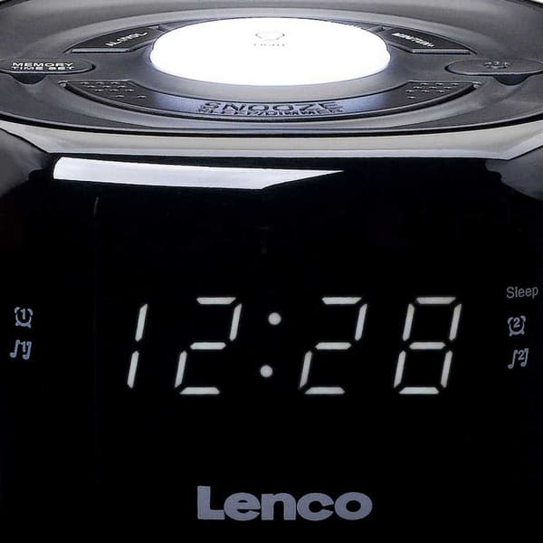 Lenco Clockradio Cr-12 Sort
