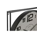 Miniatyrbillede 3 af 5: Vægur Home ESPRIT Hvid Sort Metal Træ MDF 62 x 6 x 65 cm (2 enheder)