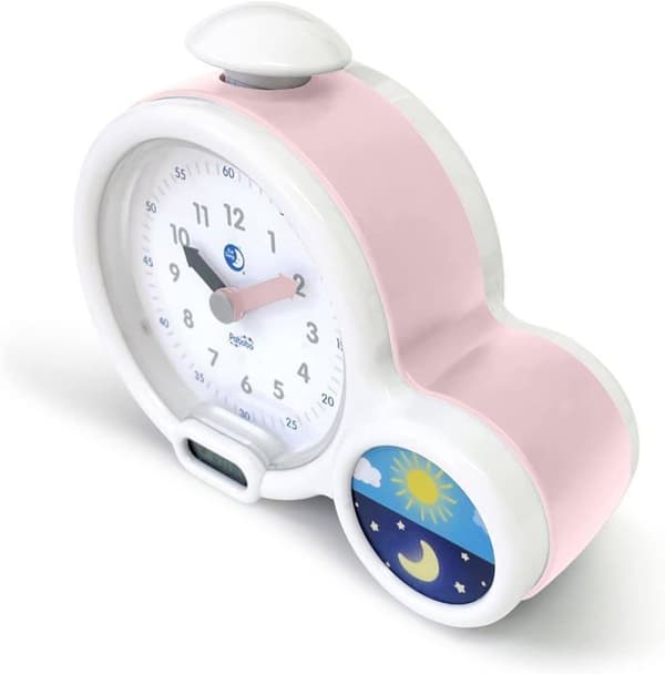 Kid'Sleep Educational barnväckarklocka - Claessens'Kids - Musical Night Light - Dag/Natt - Rosa