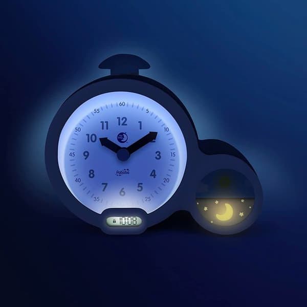 Kid'Sleep Educational barnväckarklocka - Claessens'Kids - Musical Night Light - Dag/Natt - Rosa