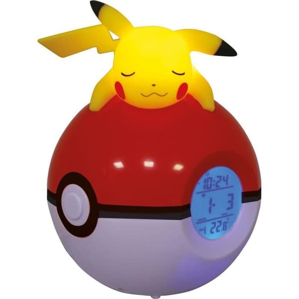 POKEMON Pikachu ljus väckarklocka - Gul