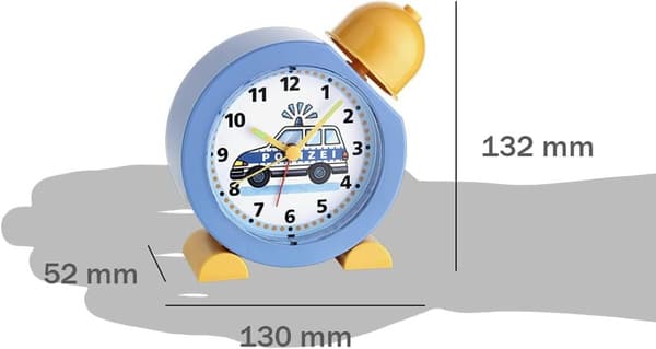Väckarklocka Barn Polisbil TFA