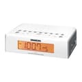 Miniatyrbild 1 av 3: Atomic SANGEAN RCR5W digital klockradio - Vit - 10 förprogrammerade stationer