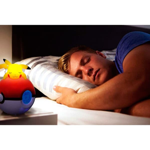 Pokemon Pikachu Pokeball lamp alarm clock