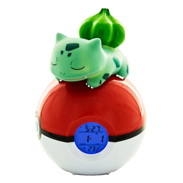 Pokemon Bullbasaur Pokeball lamp alarm clock