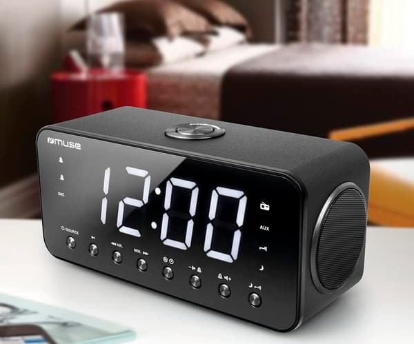Muse Klockradio M-192 Cr Svart