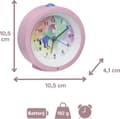 Miniatyrbillede 5 af 7: TFA Dostmann 60.1033.12 quartz vækkeur pink (60.1033.12)