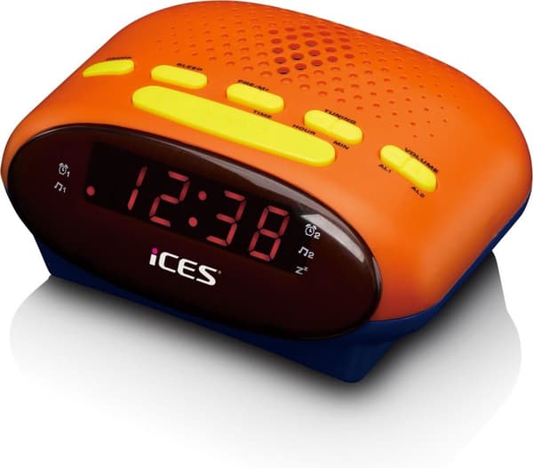 Ices ICR-210 Kids - Klockradio med insomningstimer och alarmfunktion - Barn