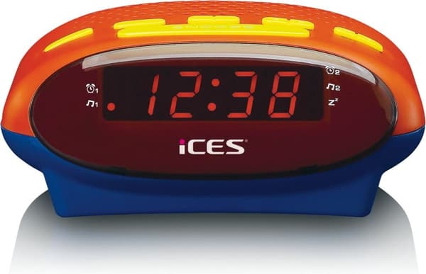 Ices ICR-210 Kids - Klockradio med insomningstimer och alarmfunktion - Barn