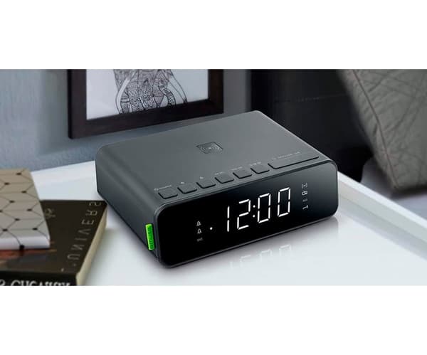 Muse M-175 Wi Växarklocka Svart