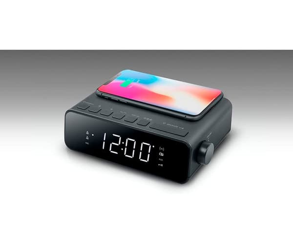 Muse M-175 Wi Växarklocka Svart